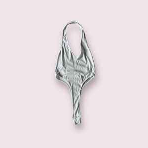 White High waisted body suit